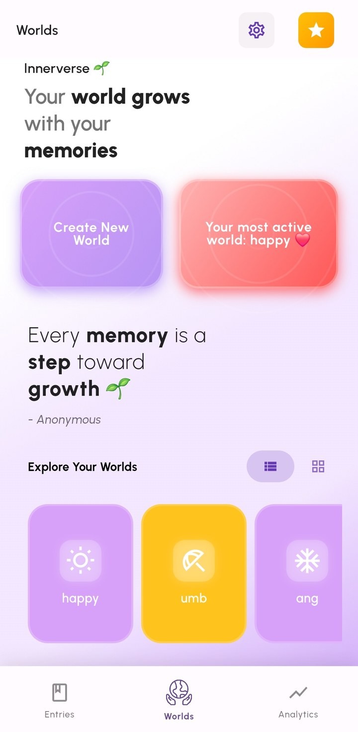 Your worlds